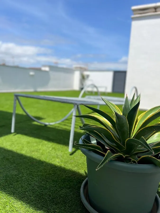 Centre-Terrace, Pool, Parking & Home-Office Tarifa